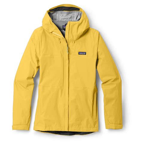 patagonia yellow rain jacket|patagonia rain jacket now waterproof.